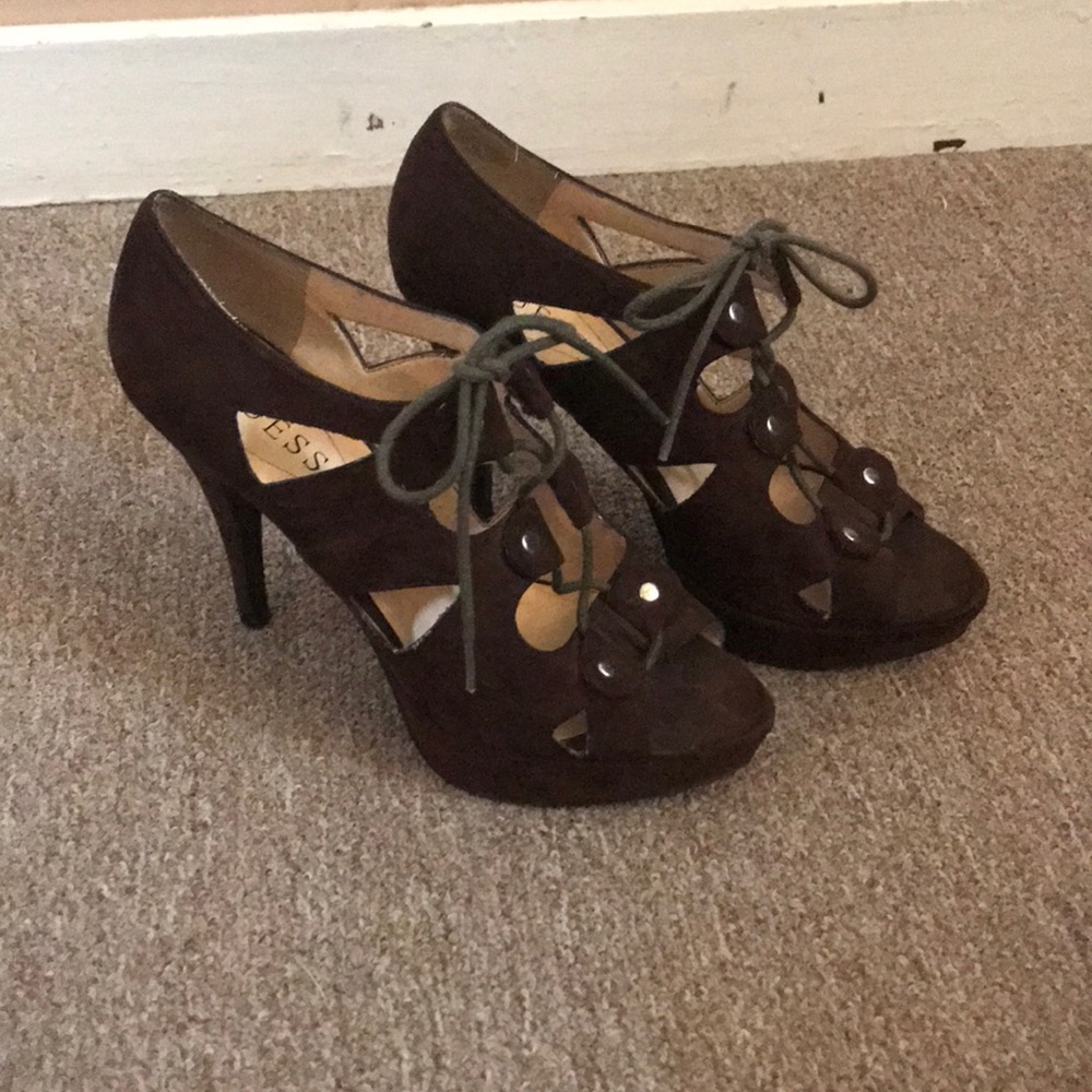 Guess Lace up Heels